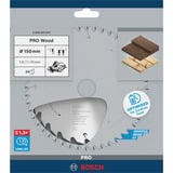 Bosch 2 608 837 673 lama circolare 15 cm 1 pz, Lama per sega Legno, 15 cm, 1 cm, 1 mm, 10000 Giri/min, 1,6 mm