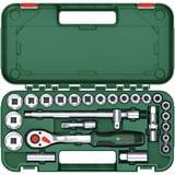 Bosch Set di cricchetto 1/2" con chiavi a bussola, 25 pezzi, chiave combinata   verde