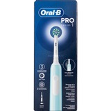 Braun Pro 1 Cross Action Adulto Spazzolino rotante Blu, Bianco, Spazzolino da denti elettrico blu, Adulto, Spazzolino rotante, Cura quotidiana, Sensibile, Sbiancante, Blu, Bianco, 2 min, Blu