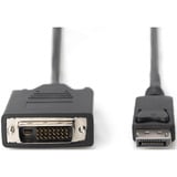 Digitus Cavo adattatore DisplayPort > DVI-D Nero