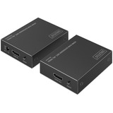Digitus Set extender KVM HDMI, Estensione HDMI Nero