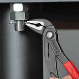 KNIPEX 87 51 250 pinza Pinze a becco di pappagallo, Tubi, pinza regolabile rosso, Pinze a becco di pappagallo, 3,2 cm, 3,4 cm, Acciaio al cromo vanadio, Rosso, 25 cm
