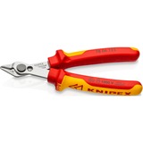 KNIPEX Electronic Super Knips 78 06 125, Pinze per elettronica rosso/Giallo