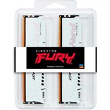Kingston FURY FURY Beast 64GB 6400MT/s DDR5 CL32 DIMM (Kit of 2) White EXPO, Memoria bianco, 64 GB, 2 x 32 GB, DDR5, 288-pin DIMM, Bianco