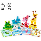 LEGO DUPLO Costruiamo animali, Giochi di costruzione Giochi Didattici per la Classificazione dei Colori, Regalo Bambini da 3+, Set da costruzione, 3 anno/i, Plastica, 94 pz, 1,38 kg