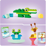 LEGO DUPLO Costruiamo animali, Giochi di costruzione Giochi Didattici per la Classificazione dei Colori, Regalo Bambini da 3+, Set da costruzione, 3 anno/i, Plastica, 94 pz, 1,38 kg