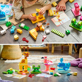 LEGO DUPLO Costruiamo animali, Giochi di costruzione Giochi Didattici per la Classificazione dei Colori, Regalo Bambini da 3+, Set da costruzione, 3 anno/i, Plastica, 94 pz, 1,38 kg