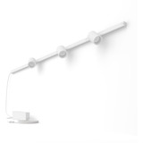 Philips Hue White & Color Ambiance Perifo Set Base Lampada da Parete Dritta, Luce LED bianco, Philips Hue White and Color ambiance Perifo kit 3 faretti spot, Faretto luminoso intelligente, Bluetooth/Zigbee, Bianco, LED, Metallo, Sintetico, Lampadina/e non sostituibile/i