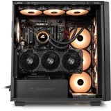Sharkoon Rebel C70M RGB, Chassis Tower Nero/legno