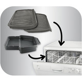 Tefal GC705816 Griglia di contatto, Come contattare con grill Nero, Nero, Rettangolare, Touch, Griglia, 600 cm², Acciaio inox