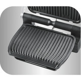 Tefal GC705816 Griglia di contatto, Come contattare con grill Nero, Nero, Rettangolare, Touch, Griglia, 600 cm², Acciaio inox