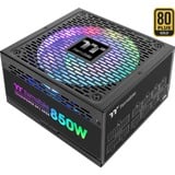Thermaltake Toughpower GF2 ARGB 850W - TT Premium Edition alimentatore per computer 24-pin ATX Nero, Alimentatore PC Nero, 100 - 240 V, 50/60 Hz, 10 A, Attivo, 120 W, 850 W