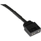 Alphacool Splitter a Y cavo aRGB 3 pin a 2x 3 pin, 30 cm, Cavo a Y Nero