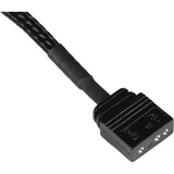 Alphacool Splitter a Y cavo aRGB 3 pin a 2x 3 pin, 30 cm, Cavo a Y Nero