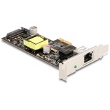 DeLOCK Scheda PCI Express x1 a 1 x 2,5 Gigabit LAN PoE+, Scheda di rete 