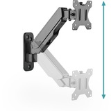 Digitus DA-90396 supporto da tavolo per Tv a schermo piatto 81,3 cm (32") Nero Parete, Base per monitor Nero, Viti, 8 kg, 43,2 cm (17"), 81,3 cm (32"), 100 x 100 mm, Nero