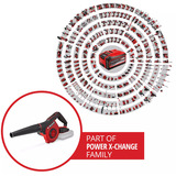EINHELL Soffiatore a batteria Power X-Change TE-CB 18/270 Li - Solo, 18 Volt rosso/Nero