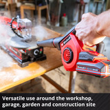 EINHELL Soffiatore a batteria Power X-Change TE-CB 18/270 Li - Solo, 18 Volt rosso/Nero