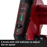 EINHELL Soffiatore a batteria Power X-Change TE-CB 18/270 Li - Solo, 18 Volt rosso/Nero