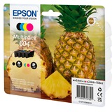 Epson 604 cartuccia d'inchiostro 4 pz Originale Resa standard Nero, Ciano, Magenta, Giallo Resa standard, Nero, Ciano, Magenta, Giallo, 3,4 ml, 2,4 ml, 4 pz, Confezione multipla
