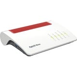 FRITZ! 7590 AX Router wireless, Router di rete Box 7590 AX, Wi-Fi 6 (802.11ax), Dual-band (2.4 GHz/5 GHz), Collegamento ethernet LAN, ADSL2+, Bianco, Router da tavolo