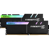 G.Skill Trident Z RGB 16GB DDR4 memoria 2 x 8 GB 3200 MHz Nero, 16 GB, 2 x 8 GB, DDR4, 3200 MHz, 288-pin DIMM, Nero