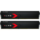 PNY DIMM 32 GB DDR5-6000 (2x 16 GB) Kit Dual, Memoria Nero