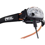 Petzl Swift RL, Luce LED Nero/Orange