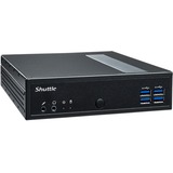 Shuttle DL30N barebone per PC/stazione di lavoro 1.35L sized PC Nero N100 Nero, 1.35L sized PC, Mini PC barebone, DDR5-SDRAM, PCI Express, Serial ATA III, Collegamento ethernet LAN, 65 W
