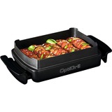 Tefal OptiGrill + GC714D Griglia di contatto, Come contattare con grill argento/Nero, Acciaio inox, Rettangolare, 600 cm², Alluminio, Termoplastica, Pronto, Temperatura