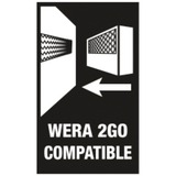 Wera Kraftform Kompakt VDE 16 extra slim 1 Tool Finder, 16 pezzi, Cacciavite rosso/Giallo