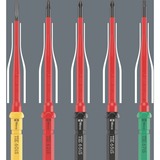 Wera Kraftform Kompakt VDE 16 extra slim 1 Tool Finder, 16 pezzi, Cacciavite rosso/Giallo