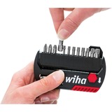 Wiha Set di punte FlipSelector Standard, esagonale, Set di bit Nero/Rosso