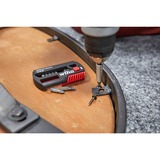 Wiha Set di punte FlipSelector Standard, esagonale, Set di bit Nero/Rosso