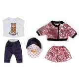 ZAPF Creation BABY born® Glam-Outfit 43cm, Accessori della bambola 