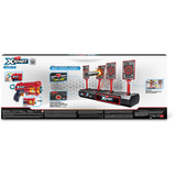 ZURU XSHOT Bersaglio interattivo & Fury 4 Confezione da 2, Blaster per freccette 