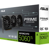 ASUS Prime -RTX5060TI-O16G NVIDIA GeForce RTX 5060 Ti 16 GB GDDR7, Scheda grafica GeForce RTX 5060 Ti, 16 GB, GDDR7, 128 bit, 7680 x 4320 Pixel, PCI Express 5.0