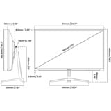Arozzi Nova 27T2K180, Monitor di gioco Nero