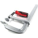 BESSEY Original Ganzstahl-Schraubzwinge GZ60-12KG, Morsetto argento/Rosso