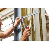 BESSEY Original Ganzstahl-Schraubzwinge GZ60-12KG, Morsetto argento/Rosso