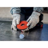 Bosch X-LOCK Expert R781 disco abrasivo in fibra ceramica Prisma, Ø 180mm, K60, Mola abrasiva 