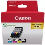Canon 0386C008 cartuccia d'inchiostro 4 pz Originale Nero, Ciano, Magenta, Giallo Nero, Ciano, Magenta, Giallo, 4 pz, Confezione multipla