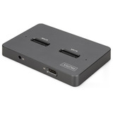 Digitus Docking station doppia M.2 NVM SSD Nero