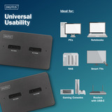 Digitus Docking station doppia M.2 NVM SSD Nero