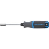 GEDORE Cacciavite a caricatore con funzione a cricchetto SilentGEAR 1/4" Nero/Blu