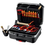 KNIPEX Valigetta porta attrezzi "BIG Basic Move" elettrica, 24 pezzi, Set di strumenti Nero
