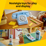 LEGO Creator 3in1 31174 Telefono Retrò con Disco di Selezione Rotante, Si Trasforma in altri 2 Modelli, Regalo per Bambini 8+, Giochi di costruzione Si Trasforma in altri 2 Modelli, Regalo per Bambini 8+, Set da costruzione, 8 anno/i, Plastica, 383 pz, 562 g