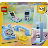LEGO Creator 3in1 31174 Telefono Retrò con Disco di Selezione Rotante, Si Trasforma in altri 2 Modelli, Regalo per Bambini 8+, Giochi di costruzione Si Trasforma in altri 2 Modelli, Regalo per Bambini 8+, Set da costruzione, 8 anno/i, Plastica, 383 pz, 562 g