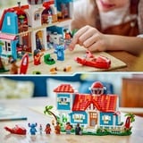 LEGO Disney | 43268 Casa sulla Spiaggia di Lilo e Stitch, Modellino Giocattolo con 6 Stanze e 5 Minifigure, Giochi Bambini 9+, Giochi di costruzione Modellino Giocattolo con 6 Stanze e 5 Minifigure, Giochi Bambini 9+, Set da costruzione, 9 anno/i, Plastica, 834 pz, 1,22 kg