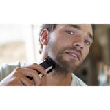 Philips Serie 3000 Regolabarba BT3206/14, Rasoio per barba bianco/Nero, Lavabile, Non richiede manutenzione (non necessita di lubrificazione), Batteria, Nero, Argento
